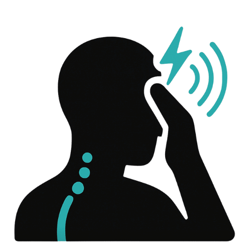 Headache icon representing chiropractic care for whiplash and car accident injuries
